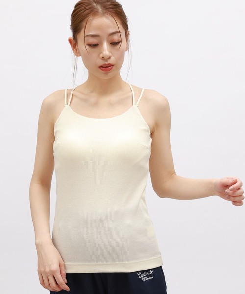 LAKOLE(ラコレ)の「【吸水速乾】リブクロスブラトップ<RELAXING WEAR> / 118988(キャミソール・レディース・ライトグリーン/ブラック/アイボリー・SMALL/MEDIUM/LARGE)」の20枚目の写真