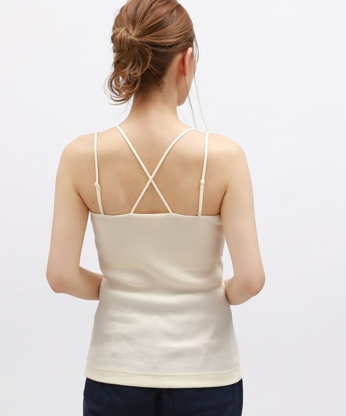 LAKOLE(ラコレ)の「【吸水速乾】リブクロスブラトップ<RELAXING WEAR> / 118988(キャミソール・レディース・ライトグリーン/ブラック/アイボリー・SMALL/MEDIUM/LARGE)」の18枚目の写真