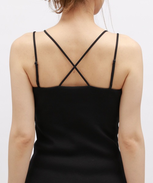 LAKOLE(ラコレ)の「【吸水速乾】リブクロスブラトップ<RELAXING WEAR> / 118988(キャミソール・レディース・ライトグリーン/ブラック/アイボリー・SMALL/MEDIUM/LARGE)」の9枚目の写真