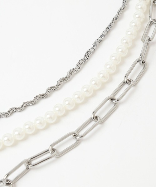 HARE（ハレ）の「パール＊チェーン2Pネックレス(HARE)（ネックレス・レディース・シルバー・FREE）」の15枚目の写真