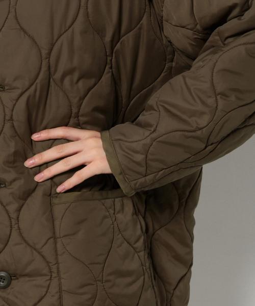 Another Edition（アナザーエディション）の「キルトアーミーコート/ AEBC　QLT 　ARMY CT◆（ミリタリージャケット・レディース・オリーブ・MEDIUM/SMALL）」の7枚目の写真