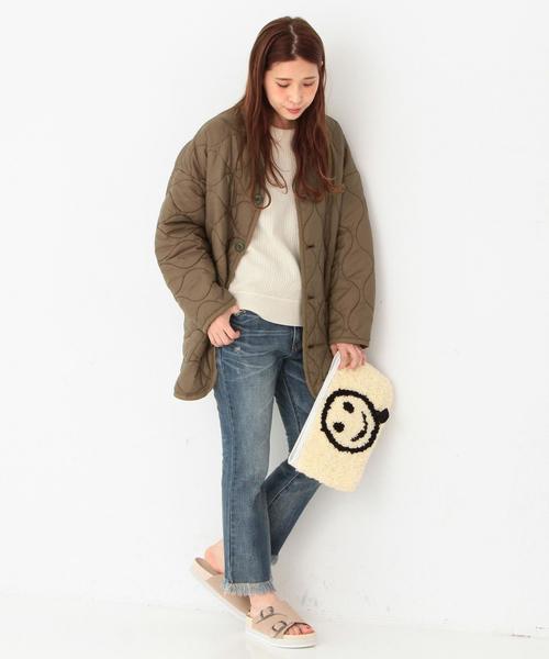 Another Edition（アナザーエディション）の「キルトアーミーコート/ AEBC　QLT 　ARMY CT◆（ミリタリージャケット・レディース・オリーブ・MEDIUM/SMALL）」の9枚目の写真