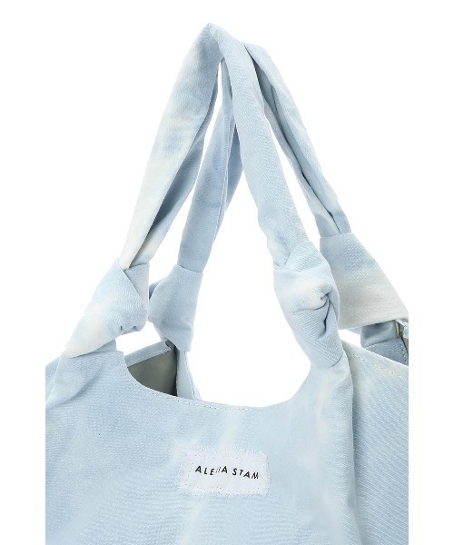 ALEXIA STAM（アリシアスタン）の「Knot Canvas Large Tote Bag /ノットキャンバストートバッグ L（トートバッグ・レディース・アイボリー/ブルー・FREE）」の8枚目の写真