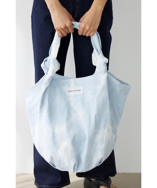 ALEXIA STAM（アリシアスタン）の「Knot Canvas Large Tote Bag /ノットキャンバストートバッグ L（トートバッグ・レディース・アイボリー/ブルー・FREE）」の17枚目の写真