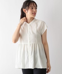 MATINEE LINE/ペプラムブラウス半袖/123965