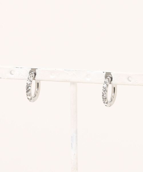 Burner（バーナー）の「【CHI SELECT】フープ ピアス （両耳用）pierce ストーン chi-pierce-00474 U（ピアス（両耳用）・メンズ・シルバー系その他/ゴールド/シルバー/ゴールド系その他/イエローゴールド・FREE）」の9枚目の写真