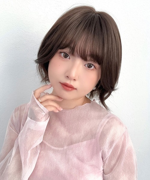 [ブライトララ] 素肌ウィッグ 接触冷感 ウィッグ ショート 素肌ウィッグ 接触冷感 ショート&ボブ&シフォン 3type｜ウィッグ