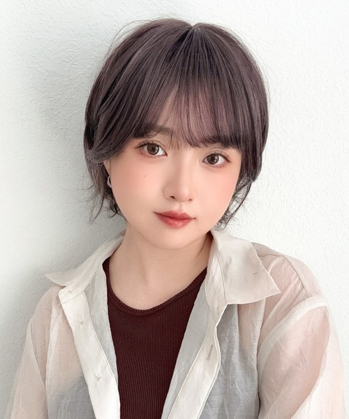 素肌ウィッグ 接触冷感 選べる3タイプ 」 ウィッグ ショート