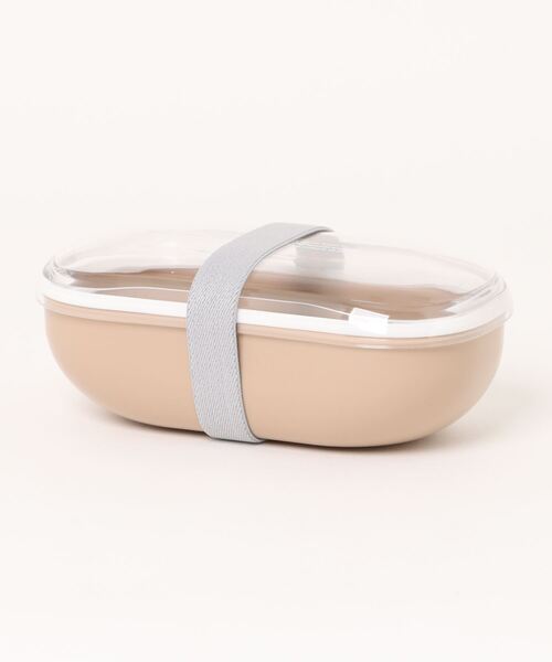 FOUND GOOD（ファウンドグッド）の「【推し活コレクション】シングルランチBOX 600ml（お弁当箱・レディース・グレー/ピンク/ベージュ・フリー）」の2枚目の写真