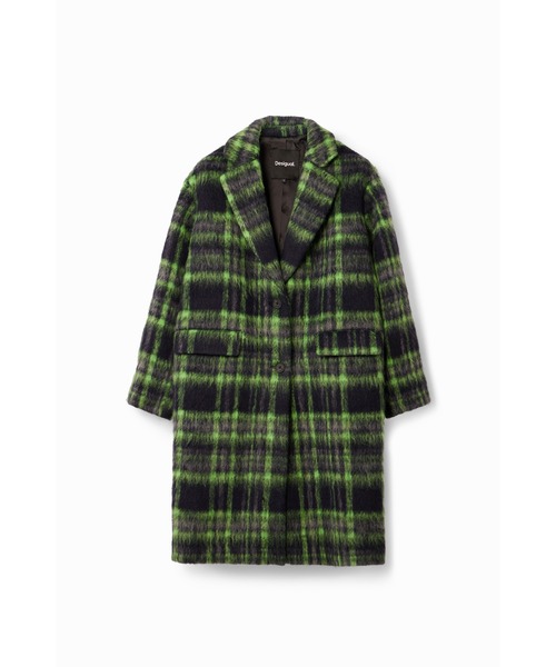 NAPOLES マドラスチェック オーバーコート（チェスターコート