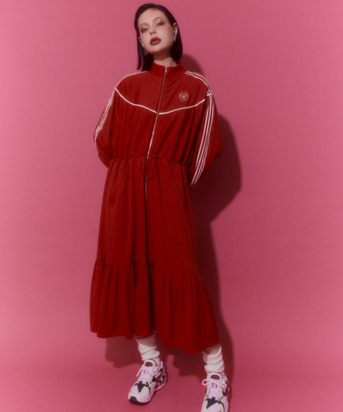 Candy Stripper(キャンディストリッパー)の「CND TRACK ワンピース(ワンピース・レディース・アイボリー/ブラック/レッド・2)」の6枚目の写真
