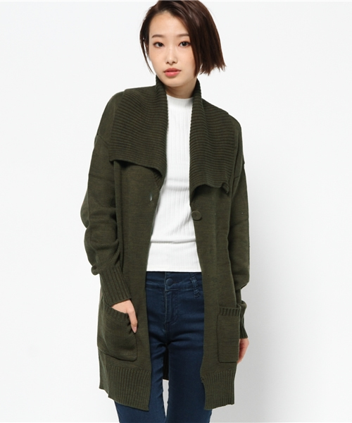 Hurley (ハーレー)の「MOJAVE SWEATER(カーディガン/ボレロ・レディース・ブラック/ブラック系その他/カーキ/グレー/その他1・SMALL/MEDIUM/X-SMALL)」の4枚目の写真