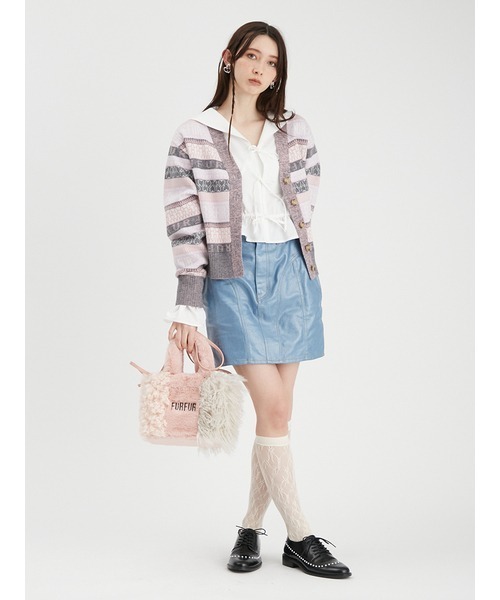 fur fur ボレロ風カーディガン FURFUR（ファーファー）の「チュールボレロ（カーディガン