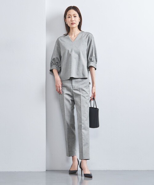 UNITED ARROWS(ユナイテッドアローズ)の「ストレッチ スリムパンツ OX(その他パンツ・レディース・その他1/オフホワイト/ネイビー・36/34/40/38)」の20枚目の写真