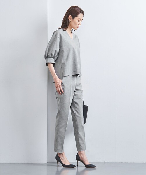 UNITED ARROWS(ユナイテッドアローズ)の「ストレッチ スリムパンツ OX(その他パンツ・レディース・その他1/オフホワイト/ネイビー・36/34/40/38)」の12枚目の写真