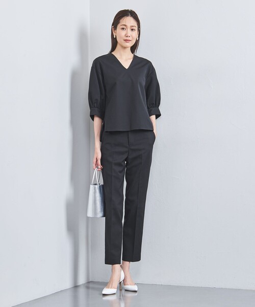 UNITED ARROWS(ユナイテッドアローズ)の「ストレッチ スリムパンツ OX(その他パンツ・レディース・その他1/オフホワイト/ネイビー・36/34/40/38)」の16枚目の写真