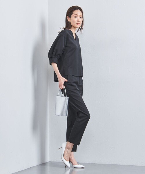 UNITED ARROWS(ユナイテッドアローズ)の「ストレッチ スリムパンツ OX(その他パンツ・レディース・その他1/オフホワイト/ネイビー・36/34/40/38)」の17枚目の写真