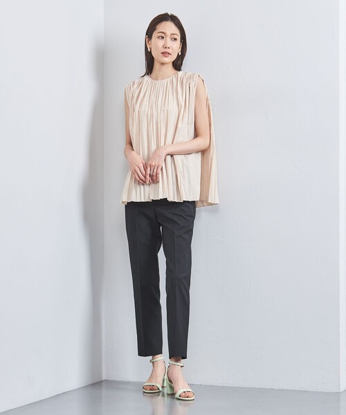 UNITED ARROWS(ユナイテッドアローズ)の「ストレッチ スリムパンツ OX(その他パンツ・レディース・その他1/オフホワイト/ネイビー・36/34/40/38)」の7枚目の写真