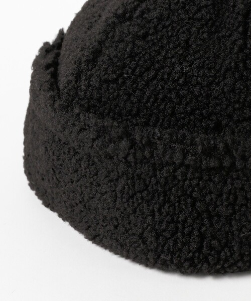 Ray BEAMS(レイビームス)の「【別注】CONTROL FREAK / ボア ワッチキャップ(ニットキャップ/ビーニー・レディース・ナチュラル/ブラック・ONE SIZE)」の12枚目の写真