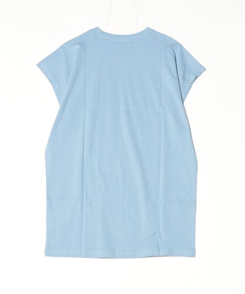 atONE(アットワン)の「オーバーサイズモックネックチュニックTee(Tシャツ/カットソー・レディース・オフホワイト/ネイビー/ブラック/ベージュ/カーキ/ブルー系その他2/パープル系その他2/ピンク系その他3/ピンク系その他4/ブルー系その他/パープル系その他/モカ・L/M)」の13枚目の写真