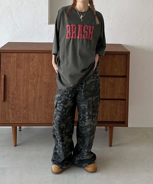 sedacle(セダクル)の「発砲プリントTEE(Tシャツ/カットソー・メンズ・ブルー/チャコールグレー・LARGE/MEDIUM/SMALL)」の8枚目の写真