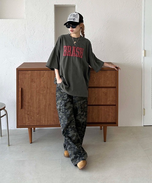 sedacle(セダクル)の「発砲プリントTEE(Tシャツ/カットソー・メンズ・ブルー/チャコールグレー・LARGE/MEDIUM/SMALL)」の6枚目の写真