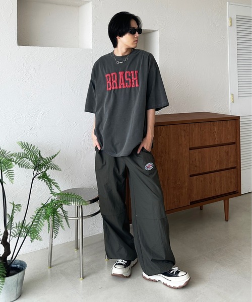 sedacle(セダクル)の「発砲プリントTEE(Tシャツ/カットソー・メンズ・ブルー/チャコールグレー・LARGE/MEDIUM/SMALL)」の3枚目の写真