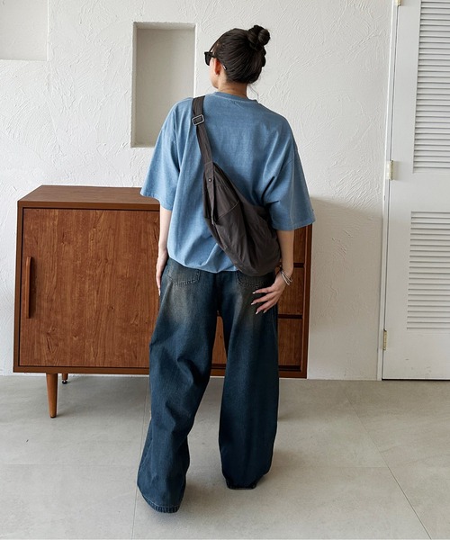 sedacle(セダクル)の「発砲プリントTEE(Tシャツ/カットソー・メンズ・ブルー/チャコールグレー・LARGE/MEDIUM/SMALL)」の11枚目の写真