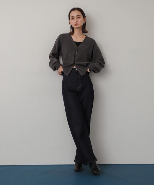 SENSE OF PLACE by URBAN RESEARCH（センスオブプレイスバイアーバンリサーチ）の「ハイウエストストレートデニム（その他パンツ・レディース・ワンウォッシュ/グレー/ライトインディゴブルー・SMALL/MEDIUM/LARGE）」の21枚目の写真