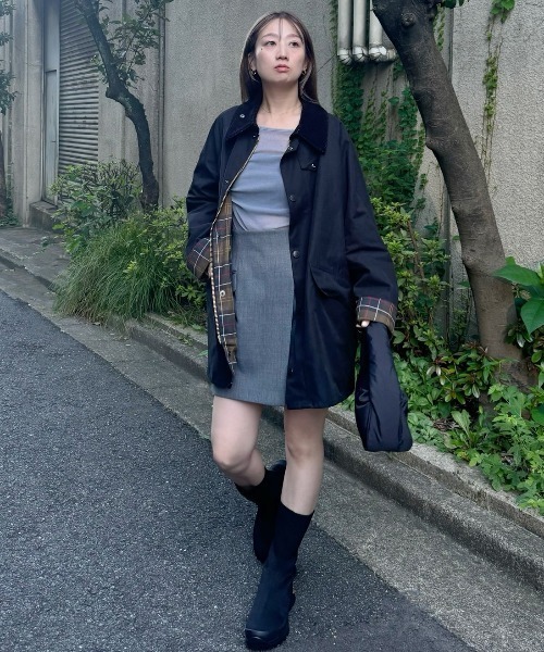 FRAY I.D（フレイアイディー）の「【Barbour】ミドルレングス