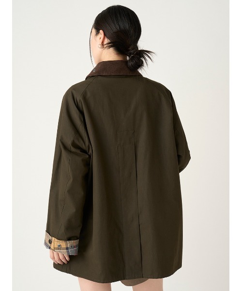 【完売品】FRAY I.D別注Barbour ミドルレングスジャケット Barbour】ミドルレングスジャケット(ミリタリージャケット