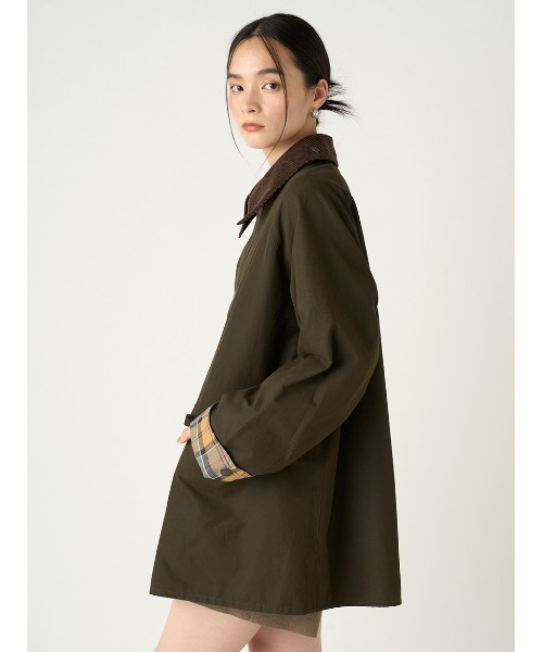FRAY I.D / フレイ アイディ【Barbour】ミドルレングスジャケット Barbour】ミドルレングスジャケット(ミリタリージャケット