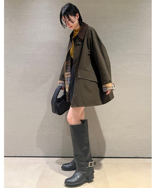 FRAY I.D（フレイアイディー）の「【Barbour】ミドルレングス