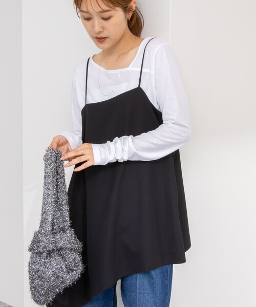 NOLLEY’S（ノーリーズ）の「ハイツイストコットンアシメ2WAYプルオーバーカットソー（Tシャツ/カットソー・レディース・グリーン系その他3/ホワイト/ホワイト系その他4/ブラック・FREE）」の20枚目の写真