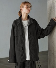 SERACE（セラス）の「【SERACE】military design multi pocket loose stand blouson   ミリタリーデザインマルチポケットルーズスタンドブルゾン（ブルゾン）」