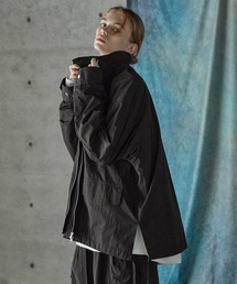 SERACE（セラス）の「【SERACE】military design multi pocket loose stand blouson   ミリタリーデザインマルチポケットルーズスタンドブルゾン（ブルゾン）」