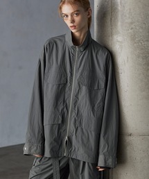 SERACE（セラス）の「【SERACE】military design multi pocket loose stand blouson   ミリタリーデザインマルチポケットルーズスタンドブルゾン（ブルゾン）」