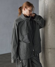 SERACE（セラス）の「【SERACE】military design multi pocket loose stand blouson   ミリタリーデザインマルチポケットルーズスタンドブルゾン（ブルゾン）」