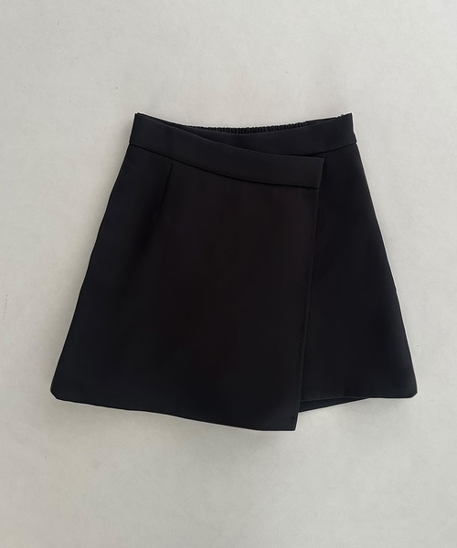 callautia（カラウティア）の「ラップスカート風ショートパンツ（その他パンツ・レディース・アイボリー/ブラック/グレー・SMALL/MEDIUM/LARGE）」の16枚目の写真