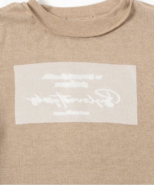 by LOVEiT(バイラビット)の「微起毛ロングTシャツ(Tシャツ/カットソー・キッズ・モカ/オフホワイト/グレー/ブラック・120cm/130cm/140cm/150cm/160cm)」の10枚目の写真
