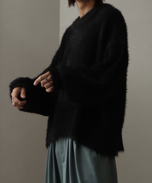 welise/ウェライズ】リッチシャギーファブリック オーバーサイズ