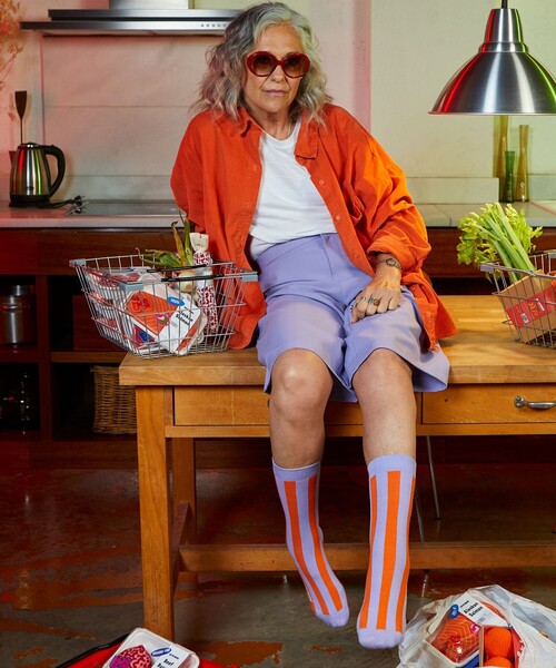 bpr BEAMS（ビーピーアール ビームス ）の「EAT MY SOCKS / FOOD SOCKS 2P 2点セット（ソックス/靴下・レディース・その他/その他3/その他2/その他1・ONE SIZE）」の5枚目の写真