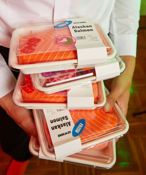 bpr BEAMS（ビーピーアール ビームス ）の「EAT MY SOCKS / FOOD SOCKS 2P 2点セット（ソックス/靴下・レディース・その他/その他3/その他2/その他1・ONE SIZE）」の7枚目の写真