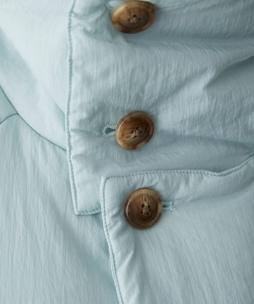 forksy.（フォルクシー）の「【forksy.】シボナイロン中綿ハイネックロングコート（ダウンジャケット/コート・レディース・ブルー/アイボリー/ブラック・FREE）」の13枚目の写真