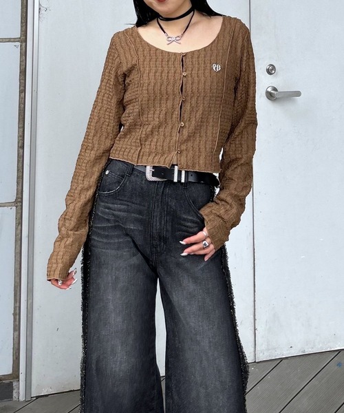 まめもやし様専用⭐︎最終値下げ❣️yoriロングカーディガンジレ