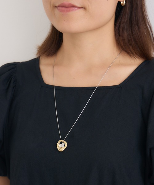 KATHARINE ROSS(キャサリンロス)の「【KATHARINE ROSS】【Joli&Micare】ミックスカラーロングネックレス(ネックレス・レディース・シルバー・MEDIUM)」の6枚目の写真