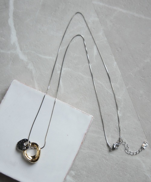 KATHARINE ROSS(キャサリンロス)の「【KATHARINE ROSS】【Joli&Micare】ミックスカラーロングネックレス(ネックレス・レディース・シルバー・MEDIUM)」の10枚目の写真