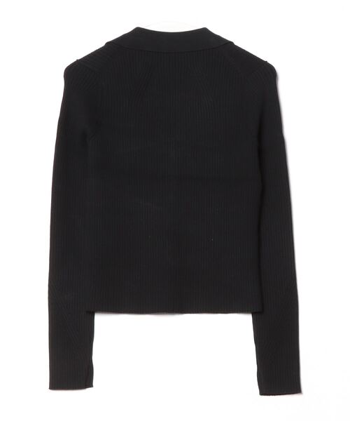 ALLSAINTS(オールセインツ)の「CRUZ RIBBED KNITTED WAISTCOAT | CRUZ リブ ニット ウエストコート(カーディガン/ボレロ・レディース・ブラック・M/S/L/XS)」の6枚目の写真
