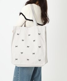 Ober Tashe | リボン刺繍キャンバストートバッグ(トートバッグ)