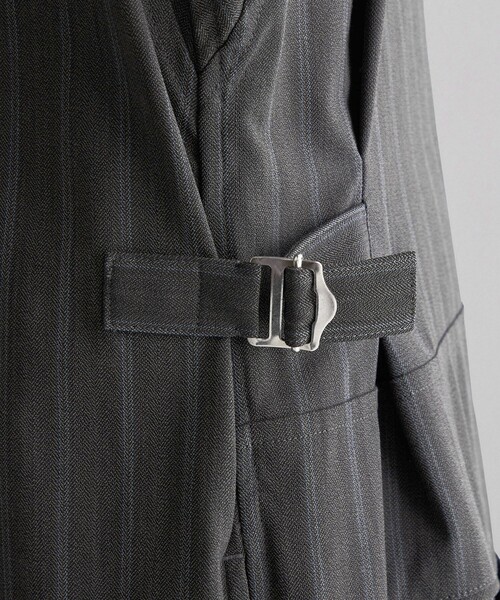 LOEFF（ロエフ）の「＜LOEFF＞ヘリンボーン ストライプ オールインワン